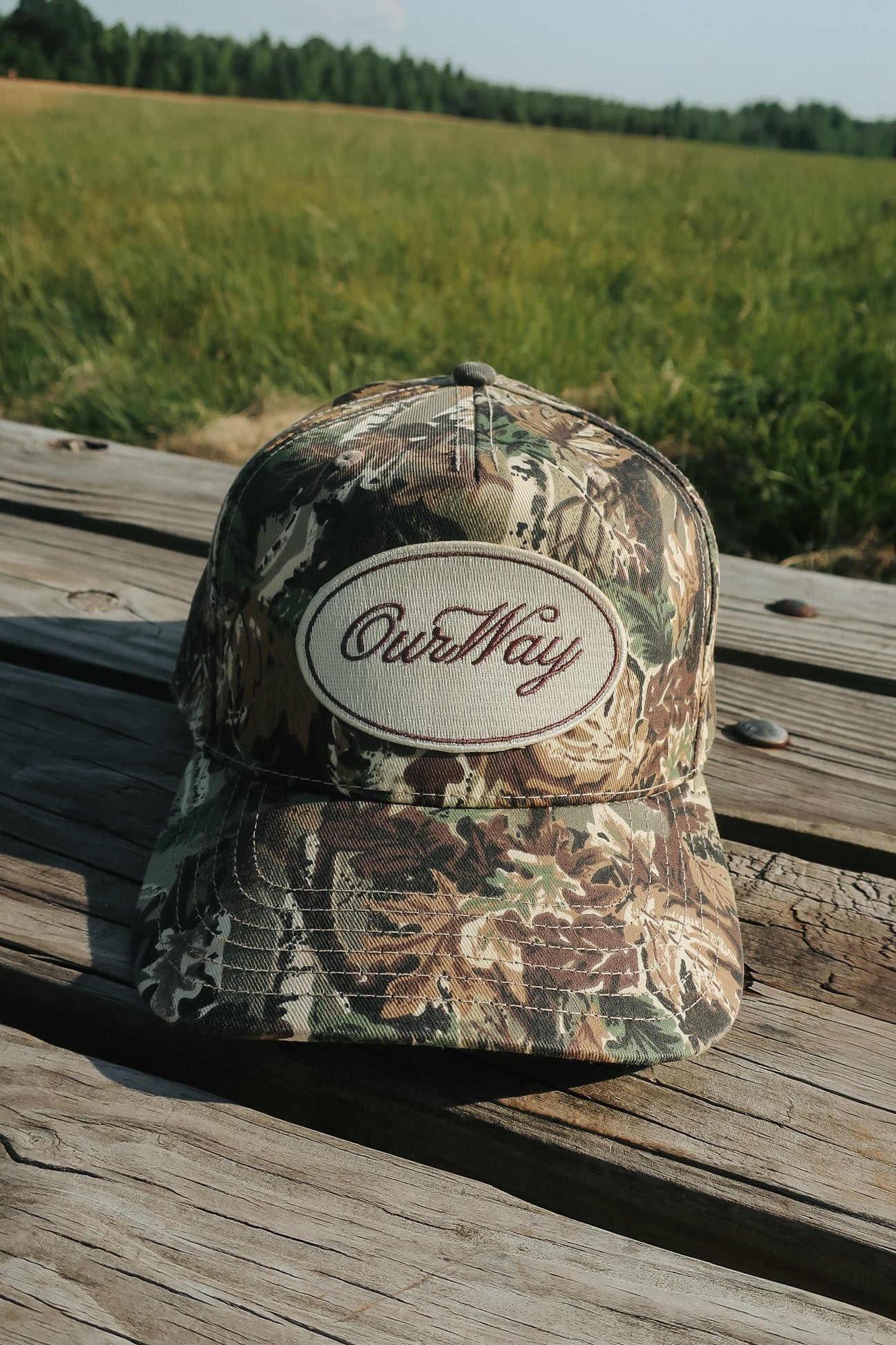 OurWay Camo Trucker Hat  - camouflage and structured