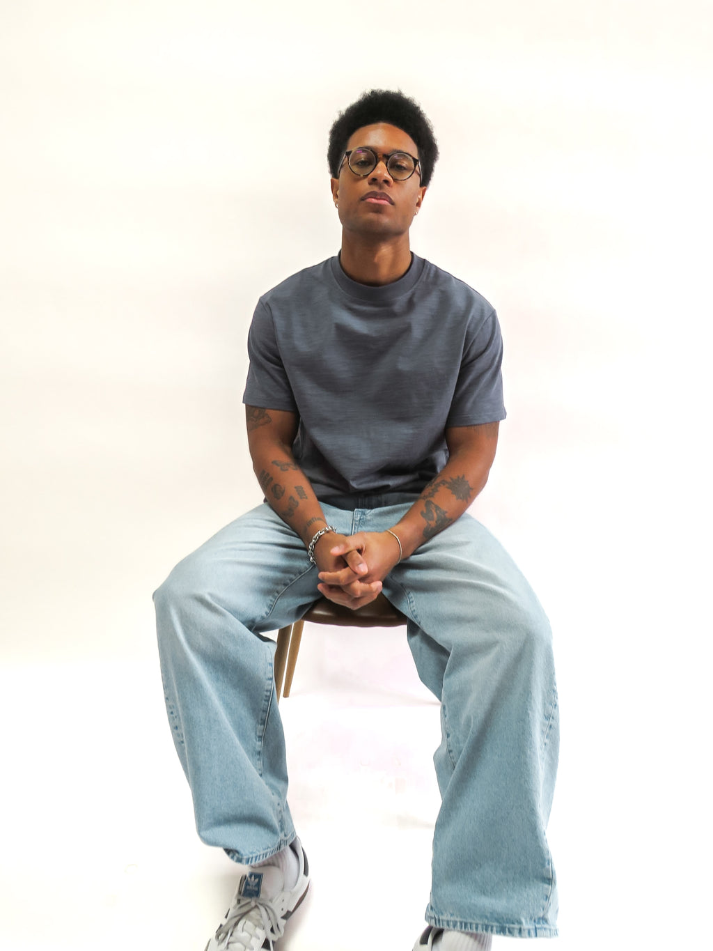 OurWay All Day Tee in grey — casual quality men's everyday t-shirt